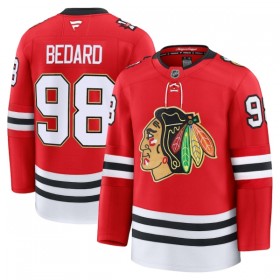 Miesten NHL Chicago Blackhawks Pelipaita 2025-26 Fanatics Centennial Premium Connor Bedard Punainen